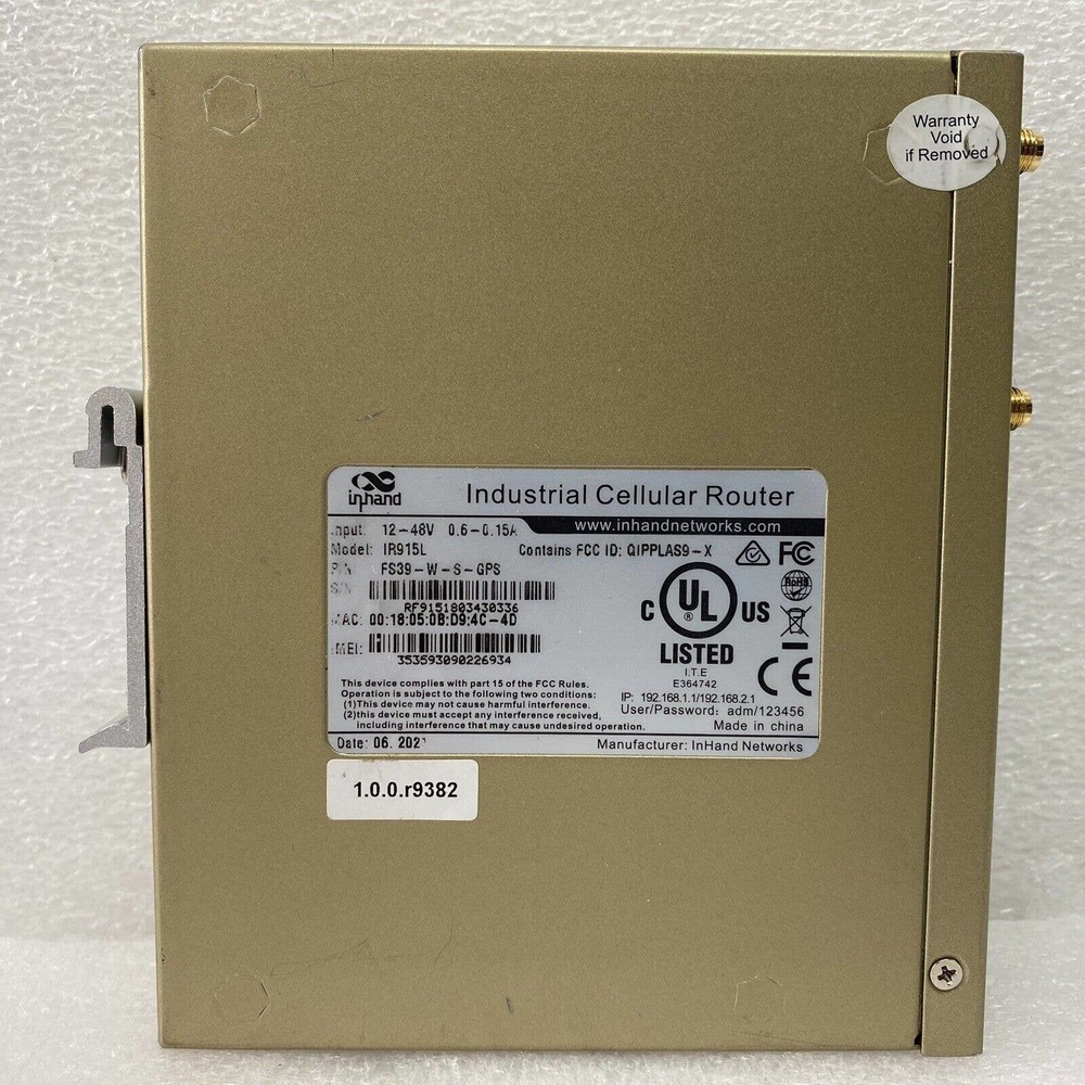 Inhand Inrouter IR915L Industrial Cellular Router With Wifi And GPS - Picture 4 of 12